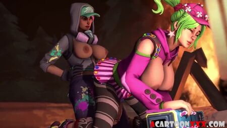 Футанарі з «Fortnite» займається сексом із сексуальною героїнею