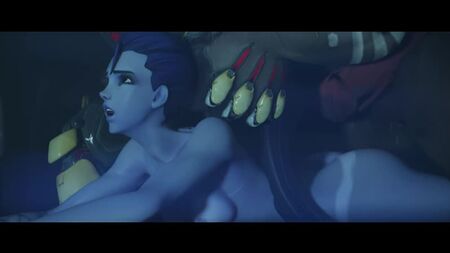«Вдова-вбивця» — анальний секс; 3D-порно-хентай; [Overwatch]