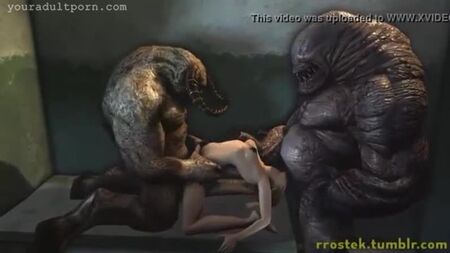 «Хардкорний секс з монстрами» youradultporn.com [ хардкор, монстри, хентай, жорсткий секс, великий член, аніме-секс, 3D-секс ]