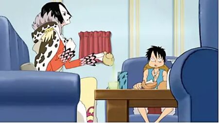 Боа Ханкок задирає Луффі (One Piece)