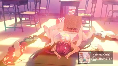 MMD r18: Дівчата з «Канкоре» влаштовують публічне анальне шоу — 3D-хентай