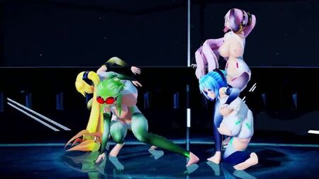 MMD Хібікасе (Міку, Лука, Гумі, Неру)