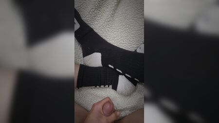 Сперма на шкарпетках Nike Elite