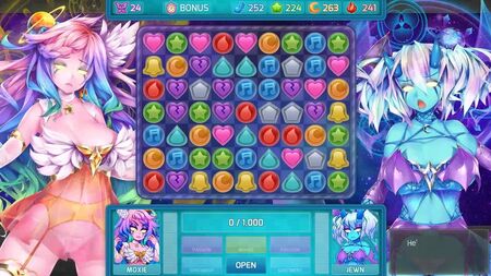 Huniepop 2: Секс із Німфоджинн (сцена з босом)