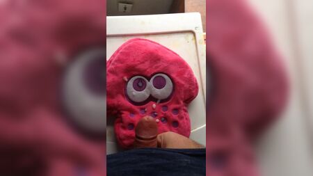 Бризки на моїй плюшевій сумочці у вигляді кальмара з гри «Splatoon 2»
