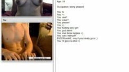 Покірна дівчина на Chatroulette