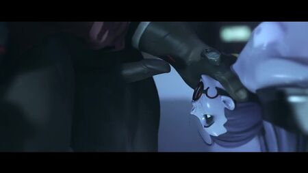 Widowmaker x Doomfist - BDSM; оральний секс; мінет; мінет; глибока глотка; фейс-фак; оргазм; cumshot; 3D секс порно порно хентай; [Overwatch]