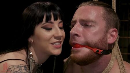 КАСТРАЦІЯ РАБА - CASTRATION - Vicious Charlotte Sartre Destroys Pain Slut Sebastian Keys Фемдом Femdom Torture BDSM Bondage Anal