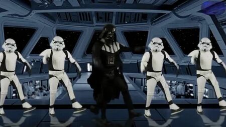 STAR WARS BREAKDANCE (STATUS QUO - IN THE ARMY NOW, DIRTY CUT SORRI, VITAMIN REMIX 2.0) мандалорець, боба фетт, вейдер, штурмовик