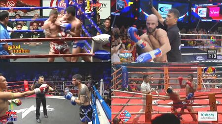 Аццкий Лікоть. Rajadamnern, Muay Thai Super Champ, Max Muay Thai, Kun Khmer