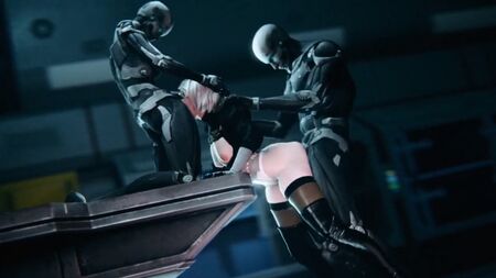 Nier Automata 2B Перша збірка від Studio FOW 3D SFM Hentai Porn (18+)