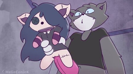 Melieconiek Stuffed voodoo doll аніме анімація хентай 18+ порно anime animation hentai porno
