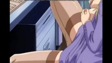 Hentai про підгляд за те, як дівчина самовдоволена