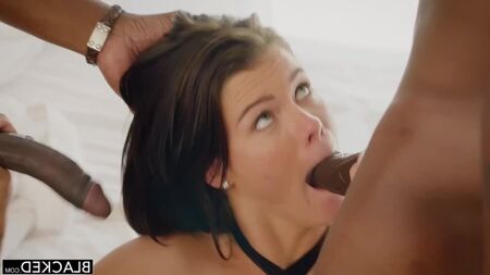 [Blacked.com] Пета Дженсен [2016, секс утрьох, мінет, великий чорний член, сперма на обличчя, глибокий мінет, глибока глотка, порно