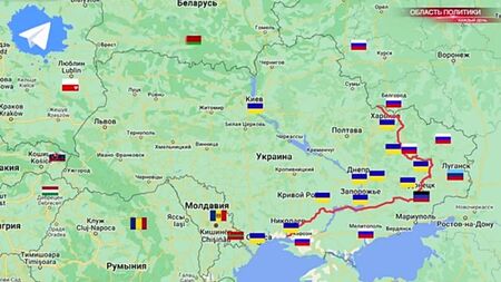 Карта бойових дій в Україні 2022 станом на 4 серпня — Спецоперація в Україні