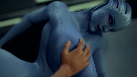 3D-порно за мотивами «Mass Effect» у стилі SFM та хентай: Ліара, дупа, великі цицьки, анімація сексуальної сцени (18+)