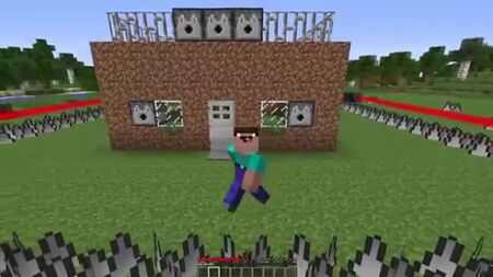 НУБ ПОБУДУВАВ ЗАХИЩЕНИЙ БУДИНОК У MINECRAFT! НУБ ПРОТИ СКОРПІОНА ТА ТРОЛЛІНГОВА ПАСТКА MINECRAFT