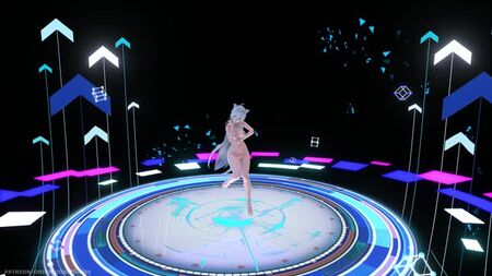 MMD R-18 [ЕРОТИКА] Haku Cat Lingerie Shake It! Автор: Orion Dobledosis