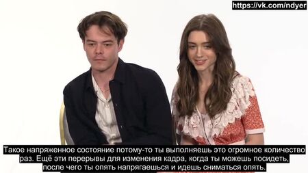 Наталія Дайєр і Чарлі Хітон розповідають про третій сезон «Дуже дивних справ» кадр за кадром для Netflix (російські субтитри)