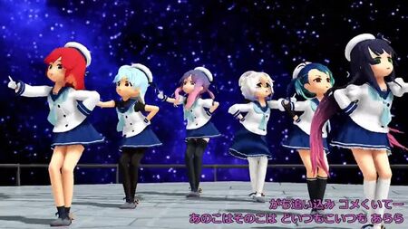 [MMD] «Канкоре»: Еторо, Мацува, Садо, Цусіма, Фукуе, Хірадо — Легенда про Умапьої {в одязі}