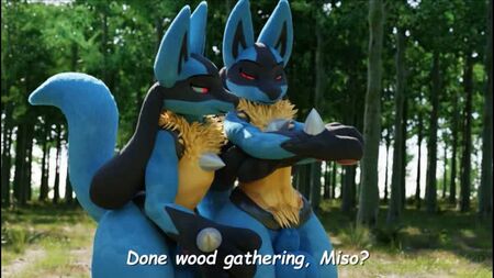 3D Yiff від Kuroodod Фуррі-порно Секс E621 FYE Геї Фембої Лукаріо Брати Інцест Покемон r34 Rule34 Анальний секс