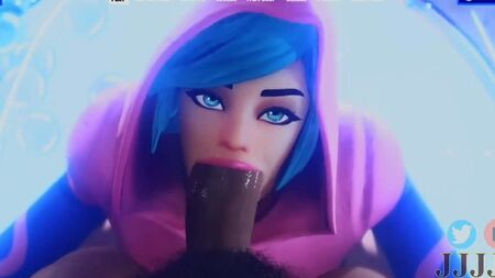 Підбірка порнороликів із «Fortnite» на тему орального сексу