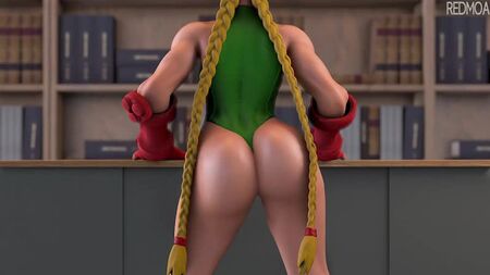 (Звук) Юрі Хан і Кеммі Вайт — футанарі в жіночому тілі [Street Fighter; порно; хентай; дівчина з членом; велика дупа; R34; секс; Blender; порно; секс; фута]