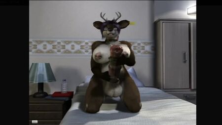 3D Yiff від H0rs3: Футарі-фуррі-порно, секс, E621, FYE, футанарі, дівчина-оленя, мастурбація, сперма