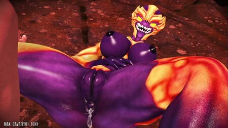 3D Yiff від Cavafly01: гетеросексуальне фуррі-порно, секс, E621, FYE, Doom, r34, rule34, фемдом, імп, демонічна дівчина, фут-фетиш