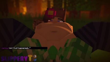 ДЖЕННІ X КРІПЕР (СЕКС У MINECRAFT, 18+) (ОРИГІНАЛ) SLIPPERYT