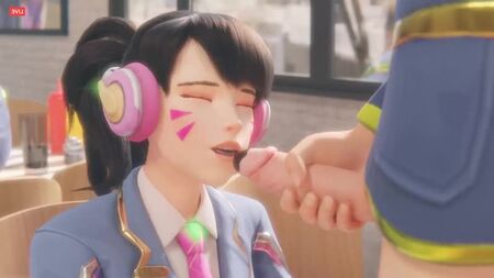 Д.ва, обдурена під час мінета — порно за мотивами Overwatch [3D-порно, R34, хентай, SFM, всі види сексу, 3D-хентай, фелляція, мінет, мастурбація рукою, сперма в рот, гнів]