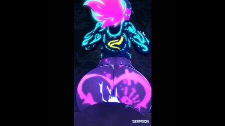 League of Legends: KDA Акалі від Derpixon, R34, Rule34, LoL, K_DA