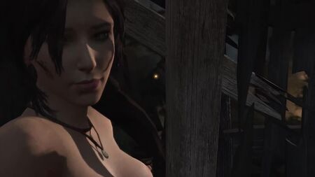 Tomb Raider — Лара Крофт — Мод з оголеними сценами — Усі QTE та фінальна відеоролика [R18+]