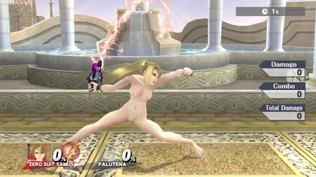 Sm4sh Nude Mods — Демонстрація оголеної Самус у костюмі Zero Suit! (18+) [1080P 60FPS]